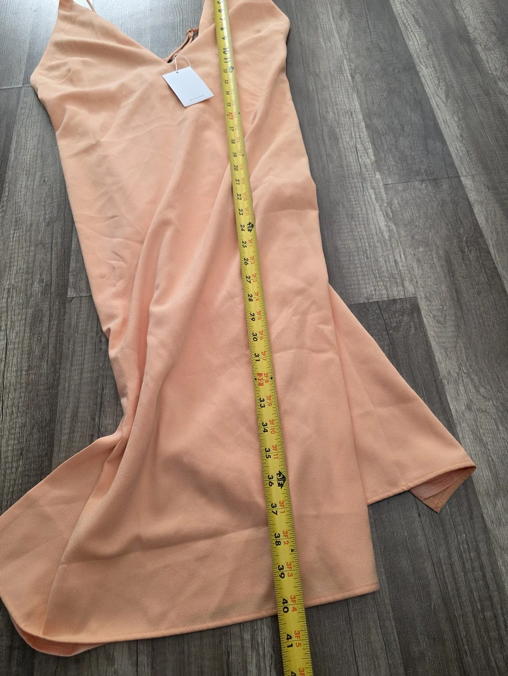 Nwt LOVERS + FRIENDS REVOLVE BOHO Sleeveless V-Neck Midi Dress Peach Wedding Y2k - Picture 8 of 15